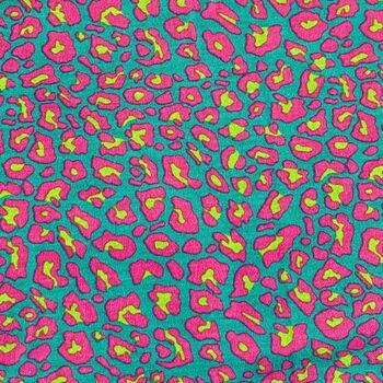 Women's 'Spectra Leopard' Bamboo Camisole Pyjama Set, 7 of 7