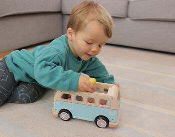 Classic Iconic Camper Van Wooden Toy, 4 of 6