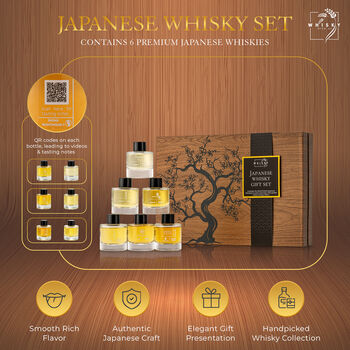 Japanese Whisky Tasting Gift Set; Six Premium Whiskies To Taste, 2 of 8