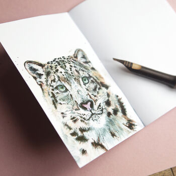 Inky Snow Leopard Notebook, 2 of 9