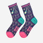 Champagne Celebrations Bamboo Socks Women's Christmas Cracker Hanging Tree Decoration, thumbnail 4 of 5