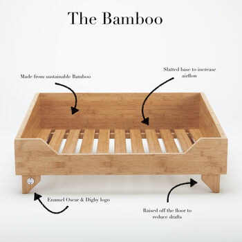 Bamboo Dog Bed, 6 of 12