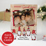 Christmas Cards Family Pack Of 10 Photo Personalised, thumbnail 1 of 7