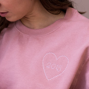 Personalised Special Message Embroidered Women's Jumper, 3 of 5