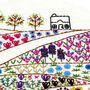 Flower Meadow Cottage Hand Embroidery Kit, thumbnail 2 of 11