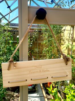 Dried Flower And Herbs Drying Rack, 6 of 8