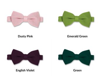Knitted Bow Ties | 30+ Colours, 5 of 9