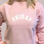 Friday Slogan Sweatshirt, thumbnail 2 of 5