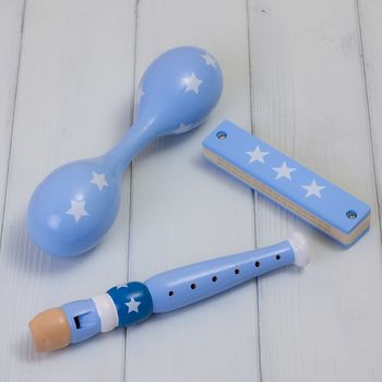 Children's Musical Instruments Set And Personalised Bag, 2 of 3