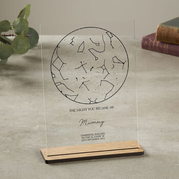 Personalised Constellation Star Map Gift For Mum, 9 of 11