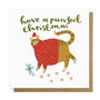 Purrfect Christmas Cat Card, thumbnail 2 of 2