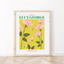 Personalised June Birth Flower Print Various Colours, thumbnail 2 of 4