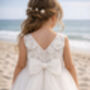 Fern In Ivory White ~ Flower Girl Dress, thumbnail 3 of 9