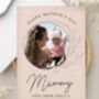 Personalised Pink Photo Upload Greeting Card, thumbnail 3 of 4