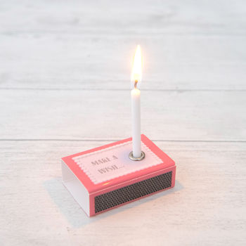 November Topaz Birthstone And Birthday Candle Gift, 3 of 8