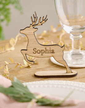 Personalised Reindeer Place Setting, 2 of 7