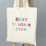Best Teaching Assistant Bright Tote Bag, thumbnail 3 of 5