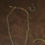 Anchor Minimal Chain Necklace 18 K Gold, thumbnail 3 of 6
