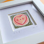 Personalised Love Hearts Mini Art Print, thumbnail 9 of 9