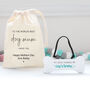 Dog Bone Hanging Sign And Personalised Bag, Mothers Day, thumbnail 1 of 8