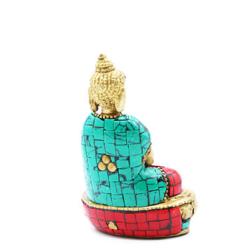 Brass Buddha Figure Amitabha 9cm, 2 of 4
