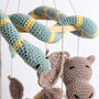 Lion And Snake Baby Mobile Easy Crochet Kit, thumbnail 6 of 8