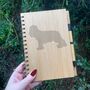King Charles Cavalier Dog Engraved Notebook, thumbnail 3 of 3