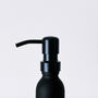 Matt Black Glass Bottle With Black Metal Pump, thumbnail 3 of 9