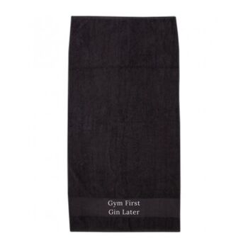 Personalised Premium Cotton Sports Gym Towel, 9 of 12