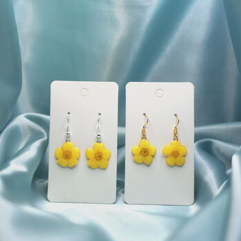 Buttercup Sterling Silver Or Gold Plated Earrings, 7 of 8