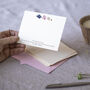 Personalised Flip Flop Correspondence Card Set, thumbnail 1 of 4