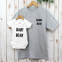 Daddy Bear Baby And Dad T Shirt Set, thumbnail 1 of 6