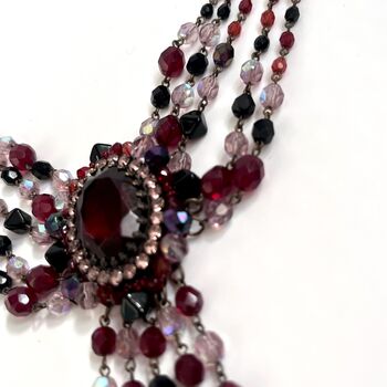 Berry Evening Beaded Necklace Or Bracelet, 2 of 4