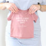 'Happy First Mother's Day! Love Bump X' Baby T, thumbnail 1 of 3