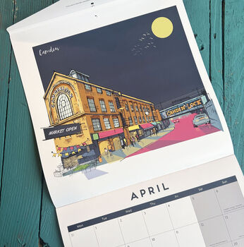 London Illustrated Locations 2025 Calendar, 5 of 12