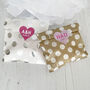 Personalised Heart Wedding Stickers, thumbnail 4 of 10