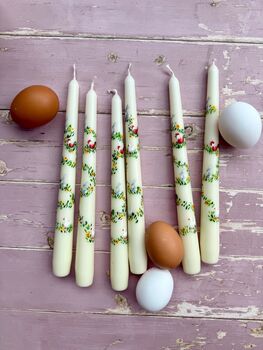 Hand Painted Easter Animals Candles, 6 of 6