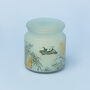 G Decor Crane Fresh Cotton Frosted Glass Big Jar Candle, thumbnail 2 of 3
