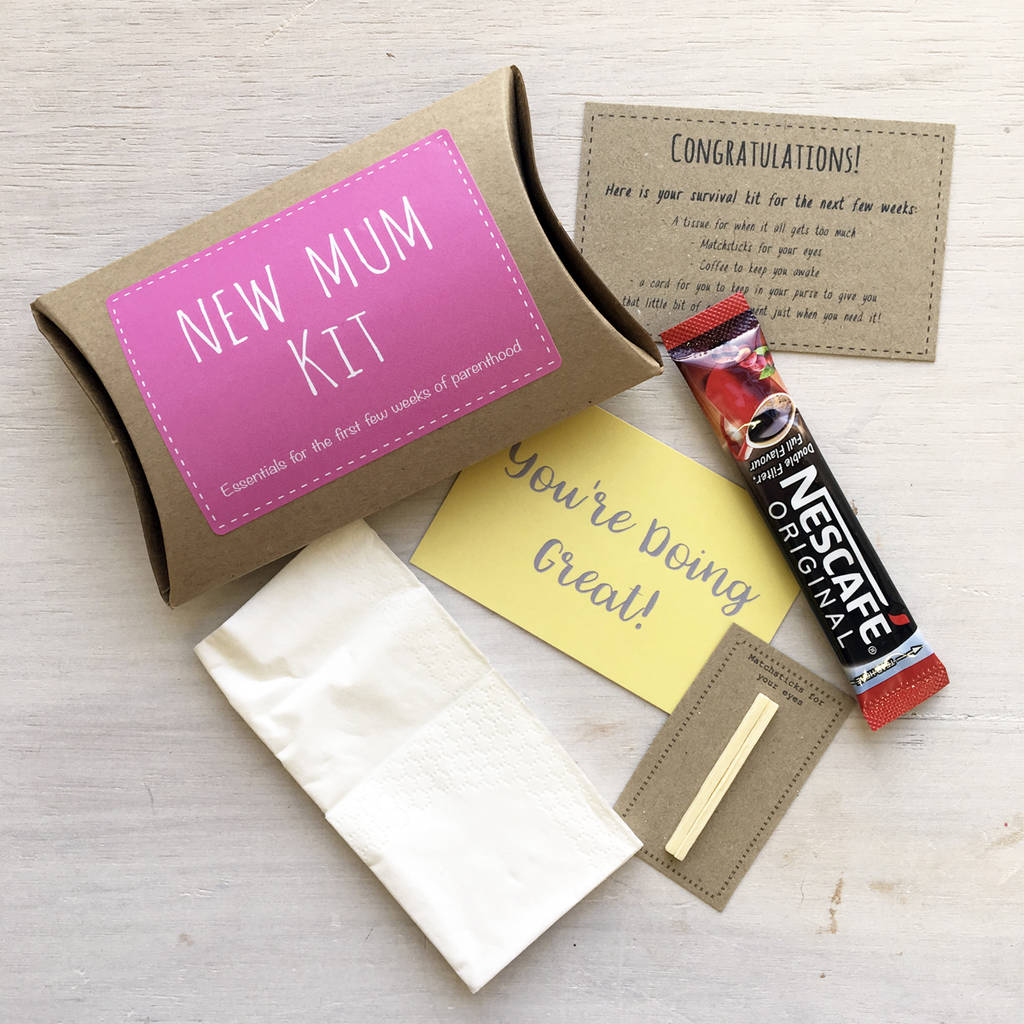 New Mum Survival Kit/letterbox Gifts /baby Shower /funny Gift /new Mom 