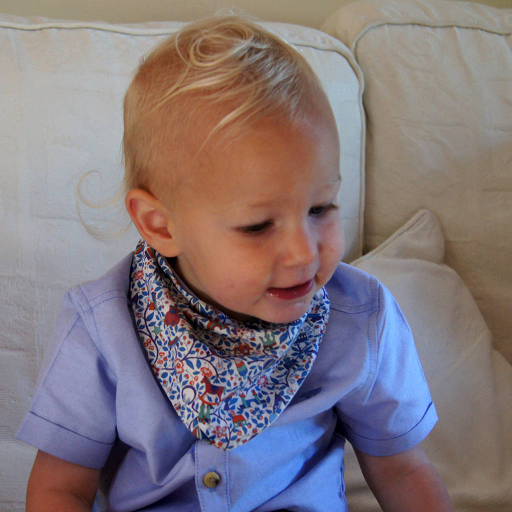 Baby Bib Liberty Design Toy Garden By Dribblebuster