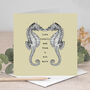 Wedding Card 'Love Totally' Kissing Seahorses, thumbnail 1 of 3