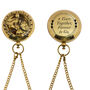 Personalised 8th Anniversary Brass Sundial Compass, thumbnail 1 of 12