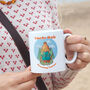 Personalised Hiking Gnome Father's Day Mug, thumbnail 1 of 3