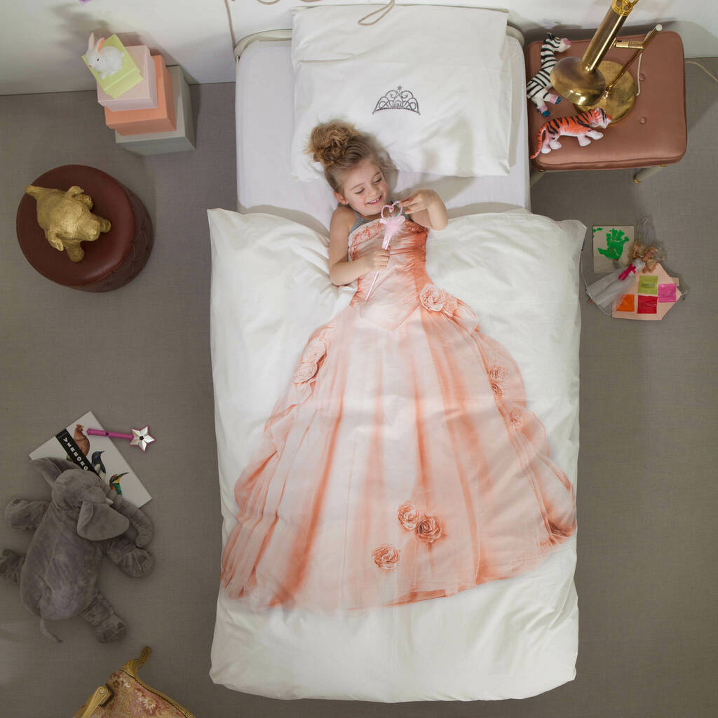 Princess Duvet Cover And Pillowcase Set, 1 of 2