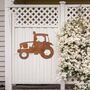 Metal Tractor Wall Art Vintage Metal Tractor Decor, thumbnail 1 of 10