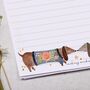 A5 Letter Writing Paper With Sausage Dog Dachshund, thumbnail 2 of 4