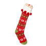Personalised Traditional Nordic Knit Christmas Stocking, thumbnail 2 of 7