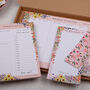 Pink Floral Stationery Gift Box, thumbnail 2 of 7