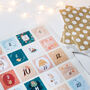 Woodland Christmas Advent Calendar Stickers And Bags, thumbnail 2 of 10