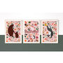 Woodland Animal Name Print Set, thumbnail 4 of 12